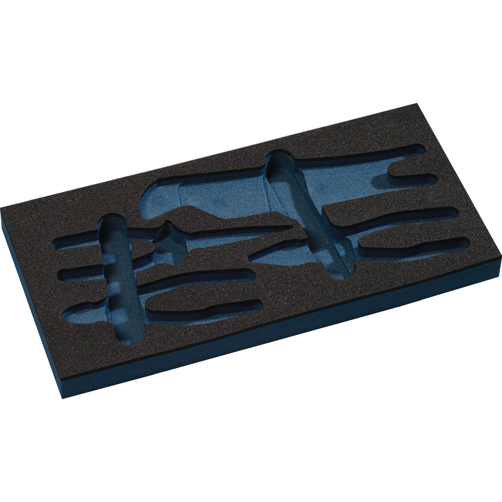 Werkzeugmodul Leereinlage 1/3-Modul 2000 871 230 4-tlg.TECWERK