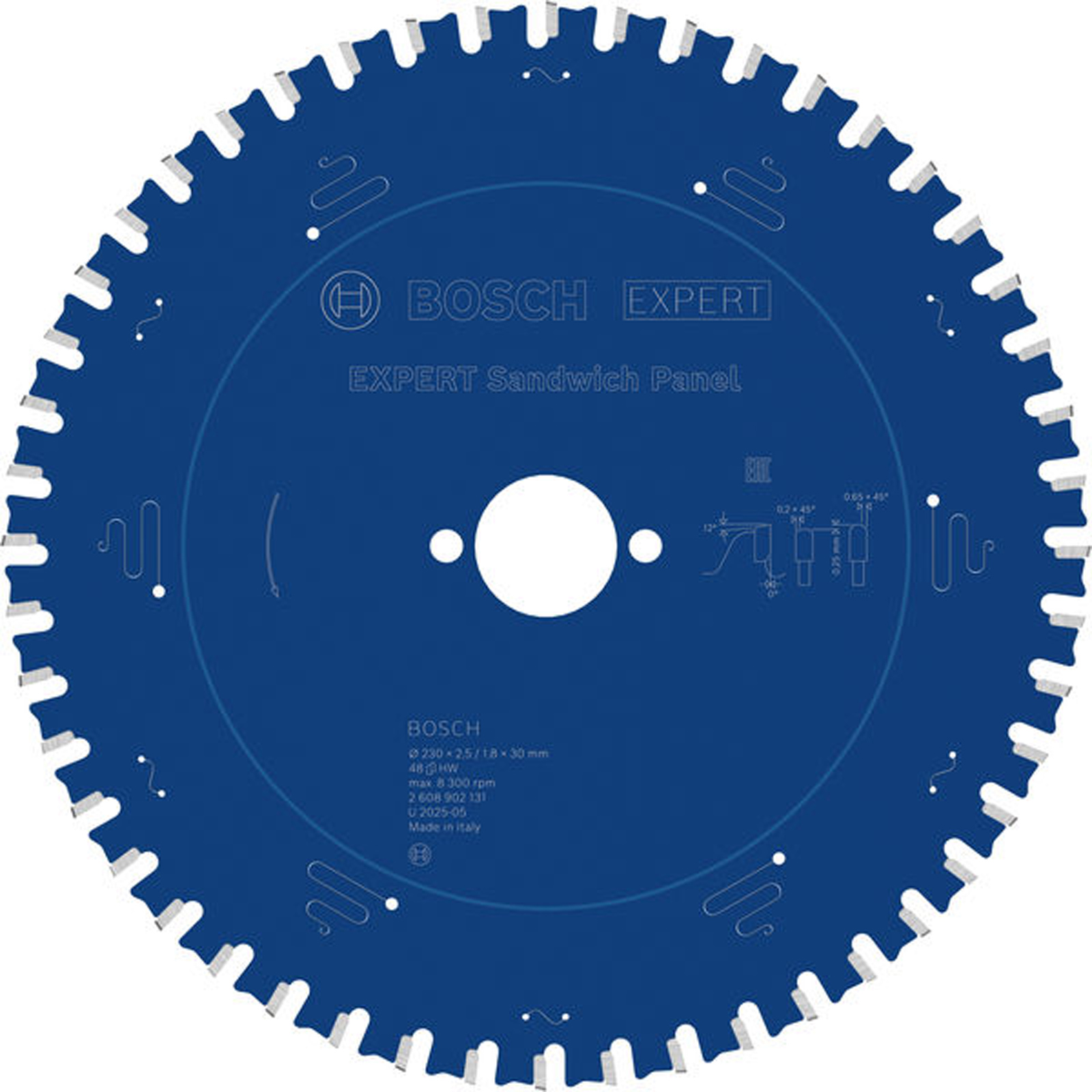 Bosch EXPERT Steel Kreissägeblatt 230x30 mm Z48 - 2608902131