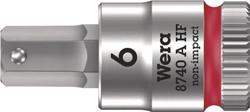 Wera Steckschlüsseleinsatz 8740 A HF 1/4" SW 6 mm Länge 28 mm - 5003337001