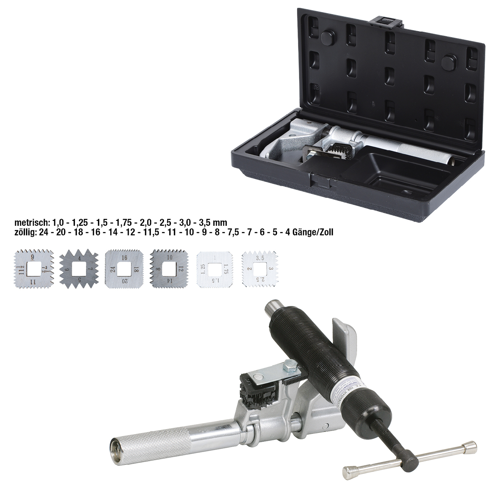KS TOOLS Gewindestrehler für Außengewinde Ø 25-140 mm - 150.1430