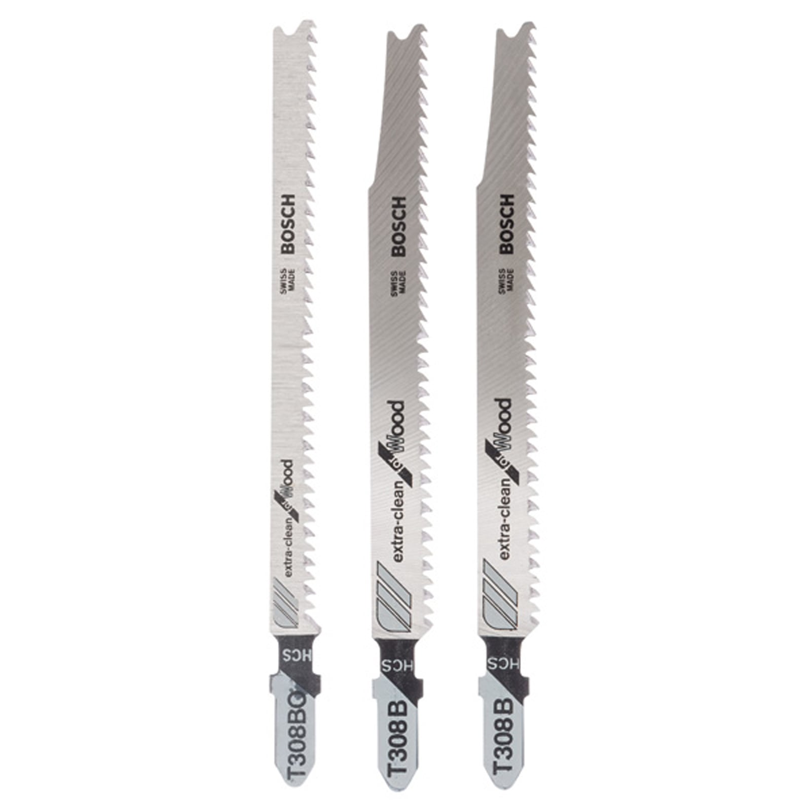 Bosch Stichsägeblatt-Set Einnockenschaft T 308 B (2x); T 308 BO 3-tlg. - 2609256A12