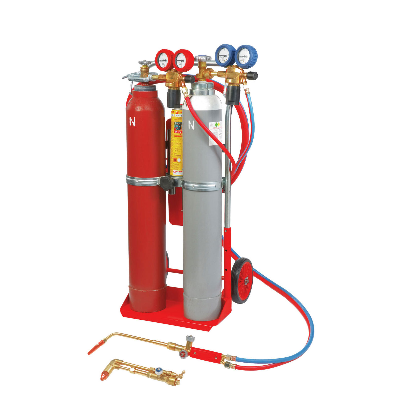 ROTHENBERGER RE17 Dreigas-Anlage-Set AMS, 10/10  - 35401