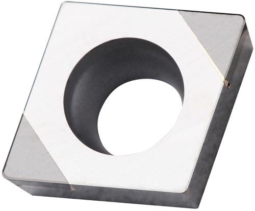 Drehwendeschneidplatte ISO CCGW 060204E-B:TB310 D. 2,8mm Farbe Silber-Schwarz