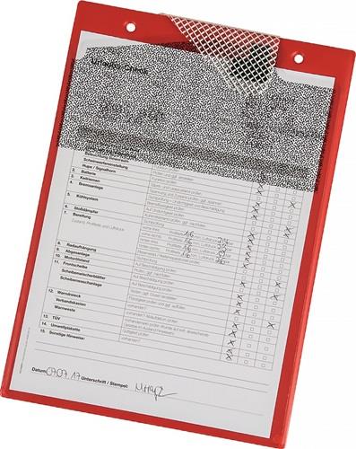 Eichner Auftragstasche mit Klettverschluss Kordel und 2 Fächern rot - 9015-00715