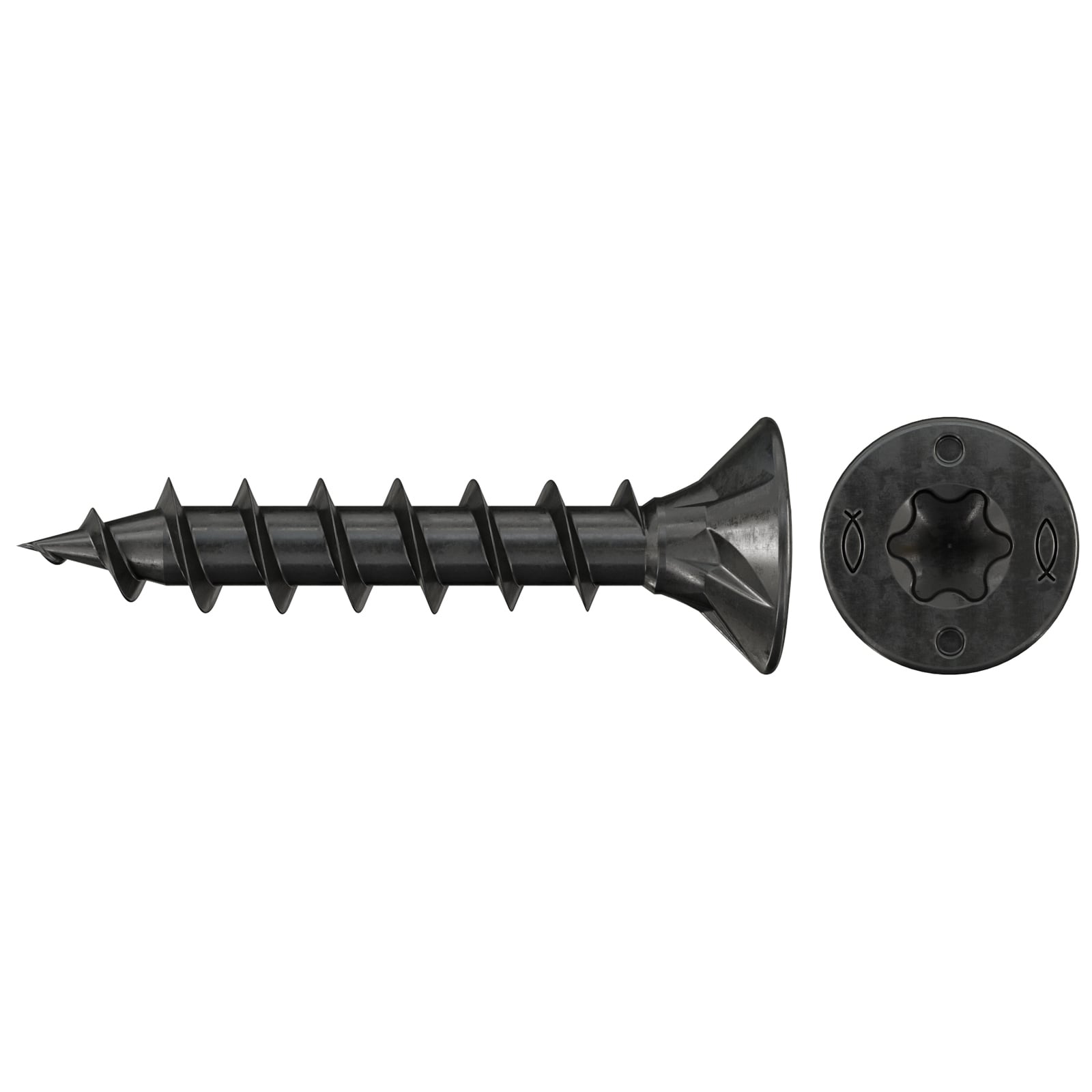 fischer Spanplattenschraube PowerFast FPF II CTF 3,5 x 16 BLC 30 Senkkopf Innenst. TX Vollgew. schwarz verz. - 578626