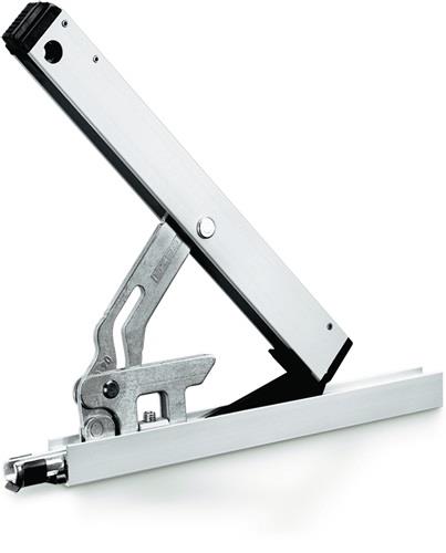 GEZE Schere OL 90 weiß m.Aushängesperre u.Flügelbock - 30502