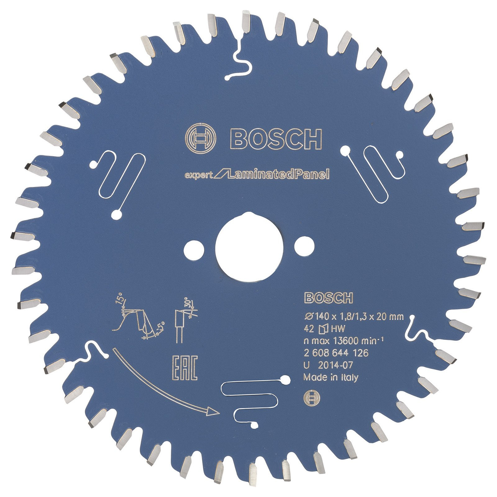 Bosch Kreissägeblatt Expert for Laminated Panel für Handkreissägen