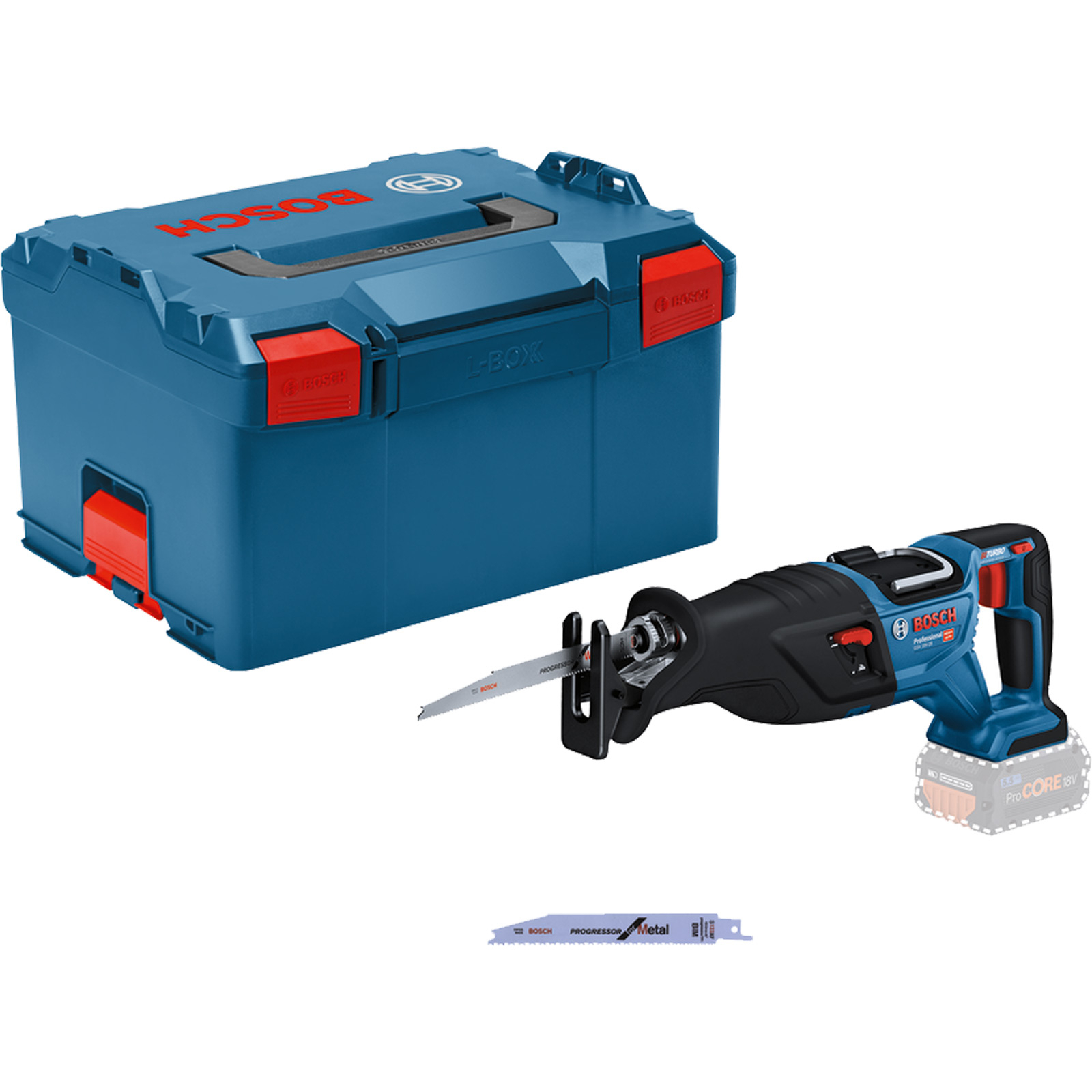 Bosch Akku-Säbelsäge BITURBO GSA 18V-28 Solo in L-Boxx - 06016C0001