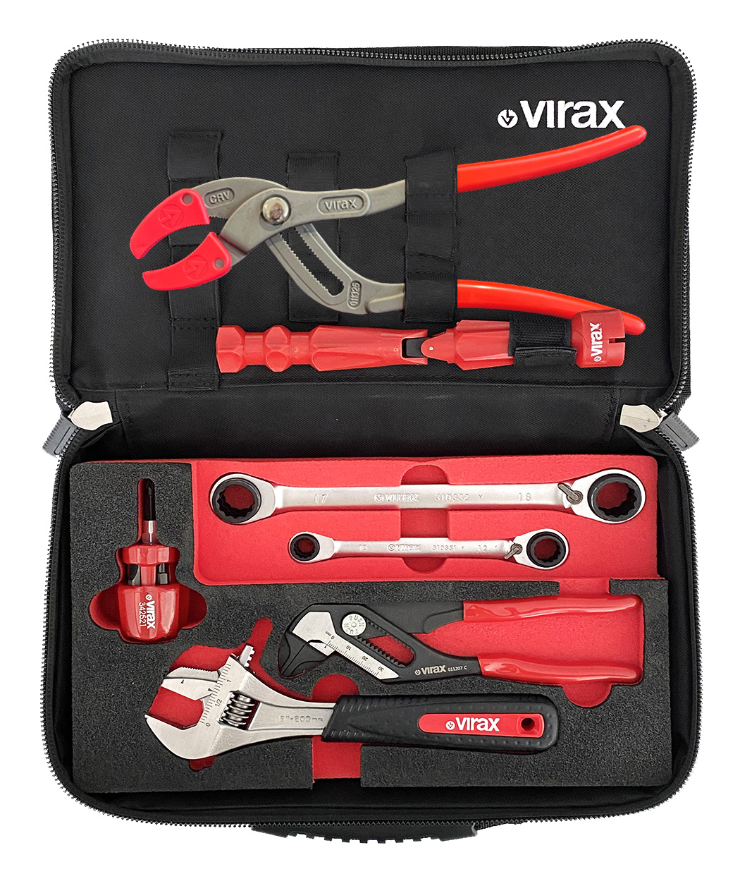 VIRAX Sanibox Handwerkzeug Sanitär Set 7-teilig - 310420