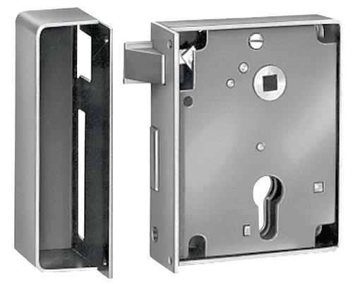 AMF Schließkappenschloss 2 DIN re.PZW schwe.Ausf.einwärts 60mm - 10157