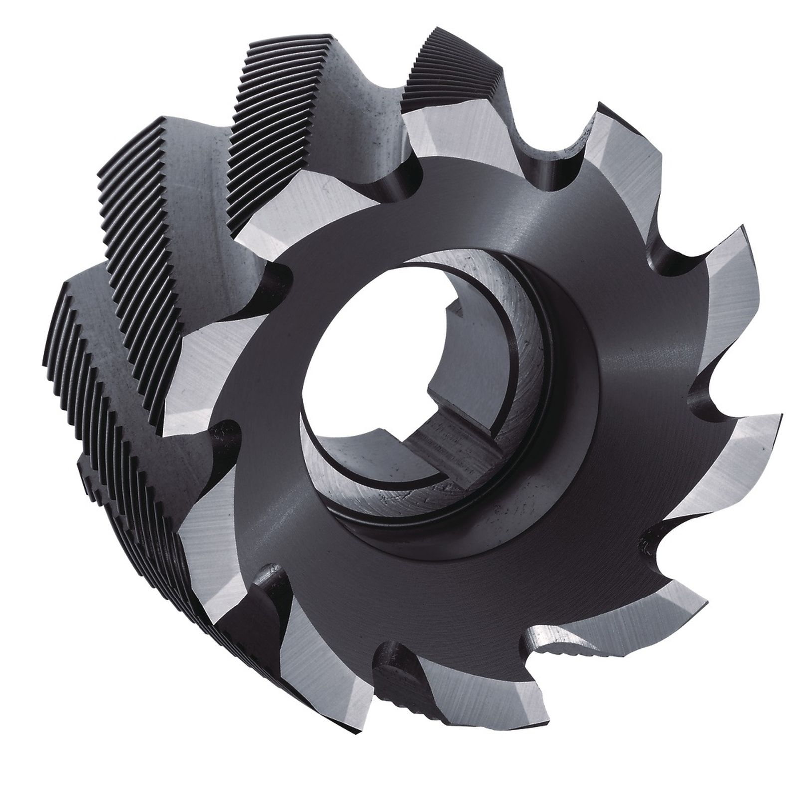 Walzenstirnfräser DIN 1880 Typ HR D.80mm HSS-Co5 TiCN Z.10 TECWERK