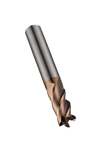 Schaftfräser S766 D.5mm Gesamt-L.57mm Schneiden-L.13mm HM TiSiN Z.4