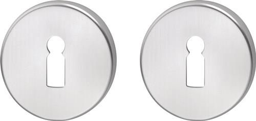 edi Schlüsselrosetten-Paar 055 VA F00 Schildst.8mm BB rd - 1055/0000/00