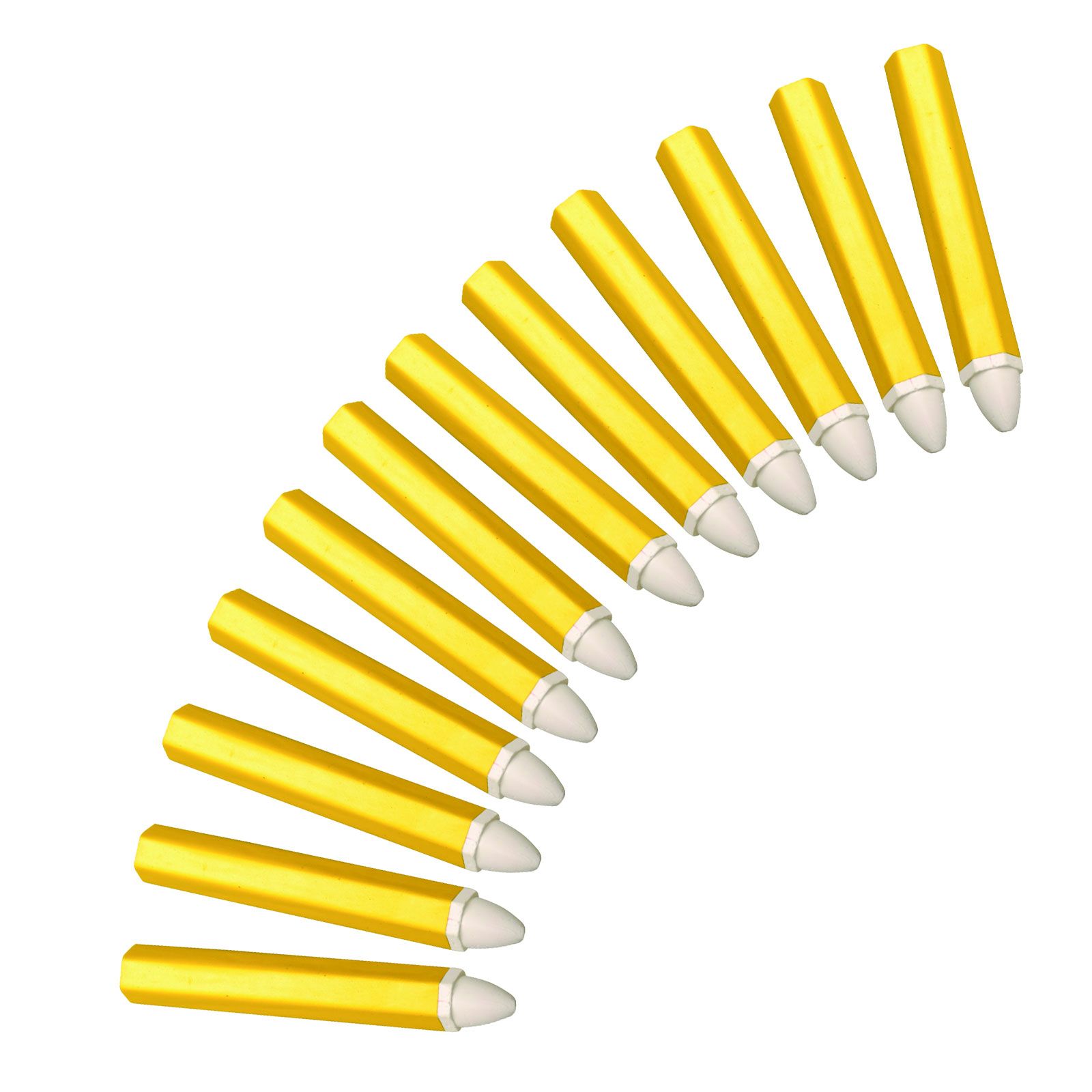 BGS 12x Fettsignierstifte weiß - 8822