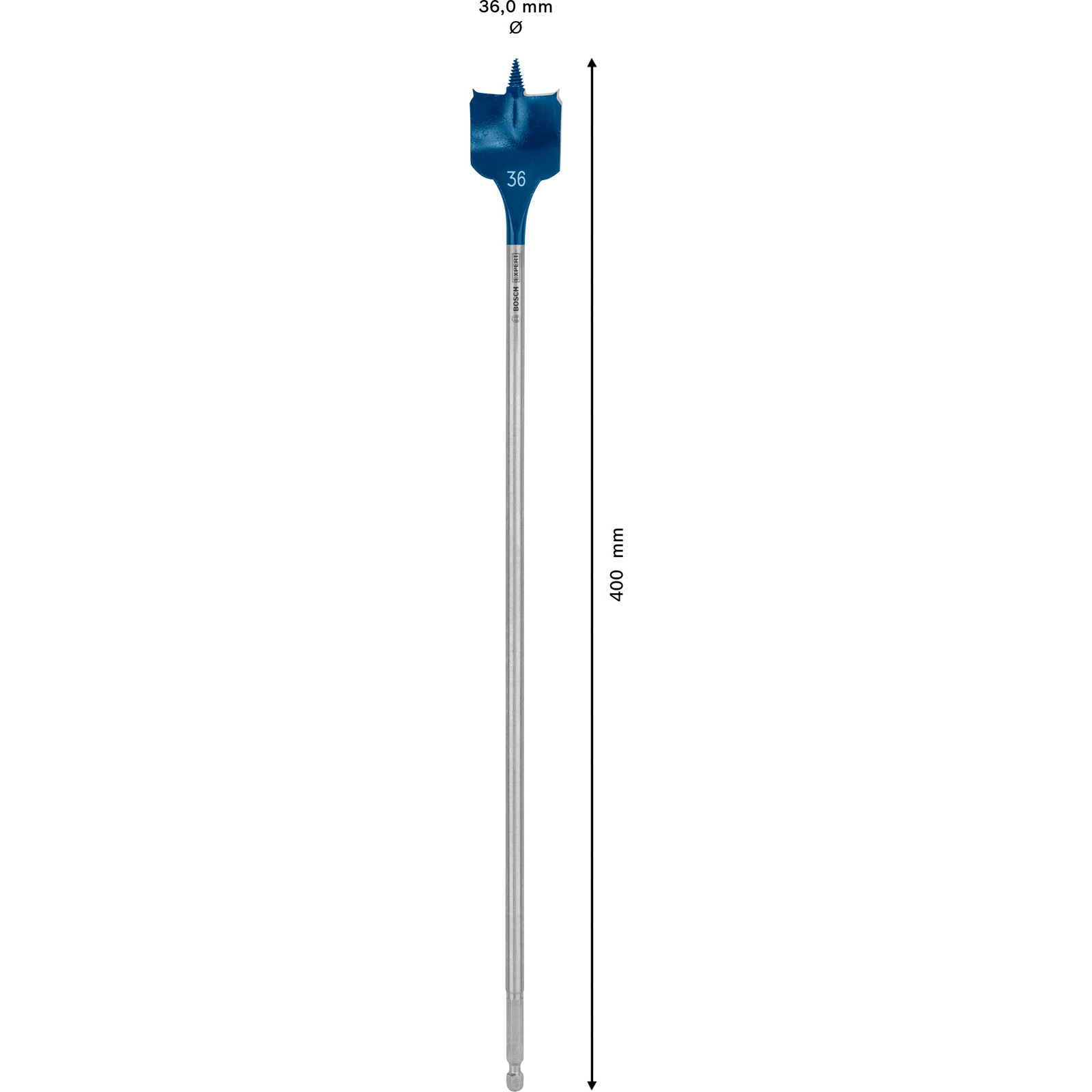 Bosch Expert SelfCut Speed Flachfräsbohrer 36 x 400 mm - 2608900356