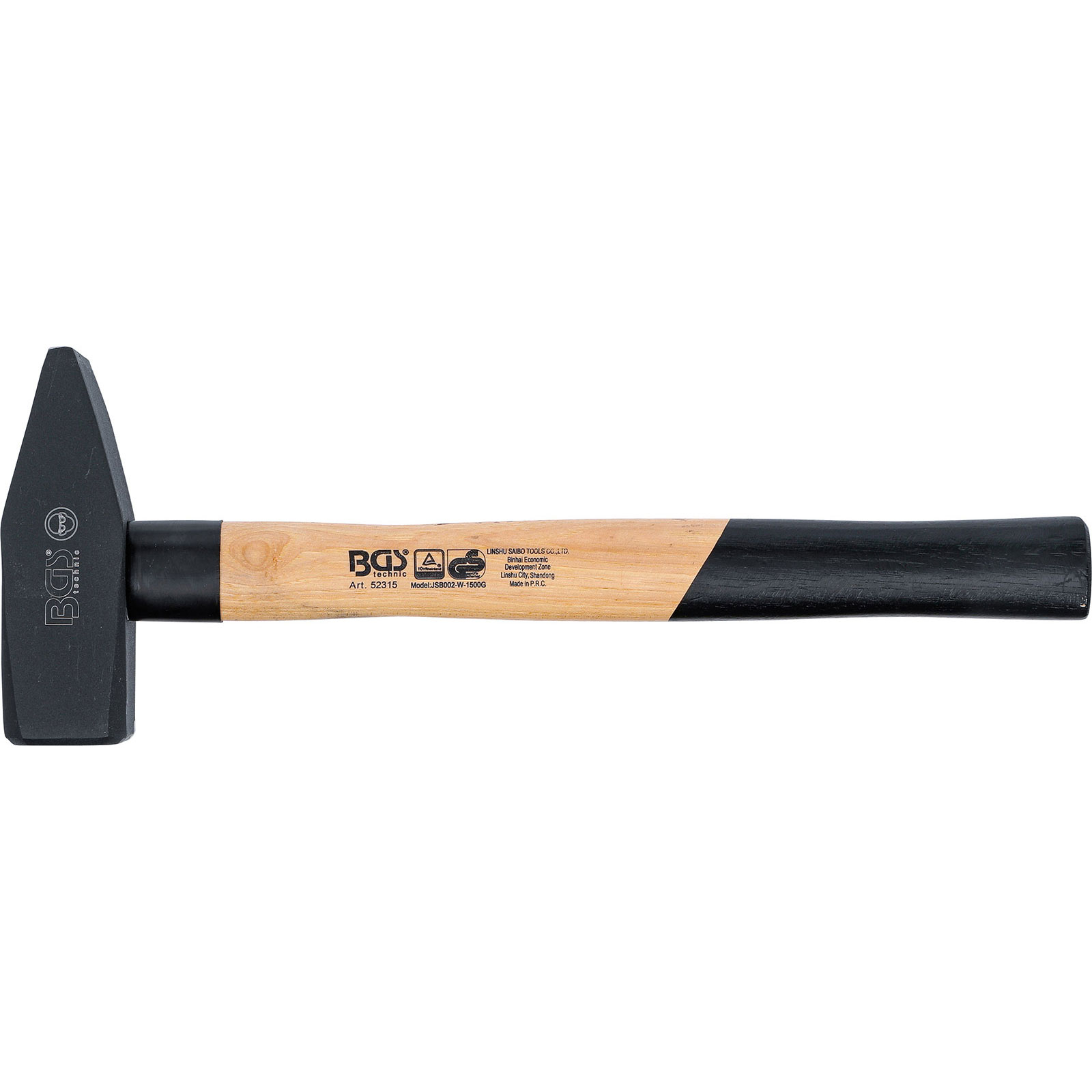 BGS Schlosserhammer Hickory-Stiel DIN 1041 1.500 g - 52315