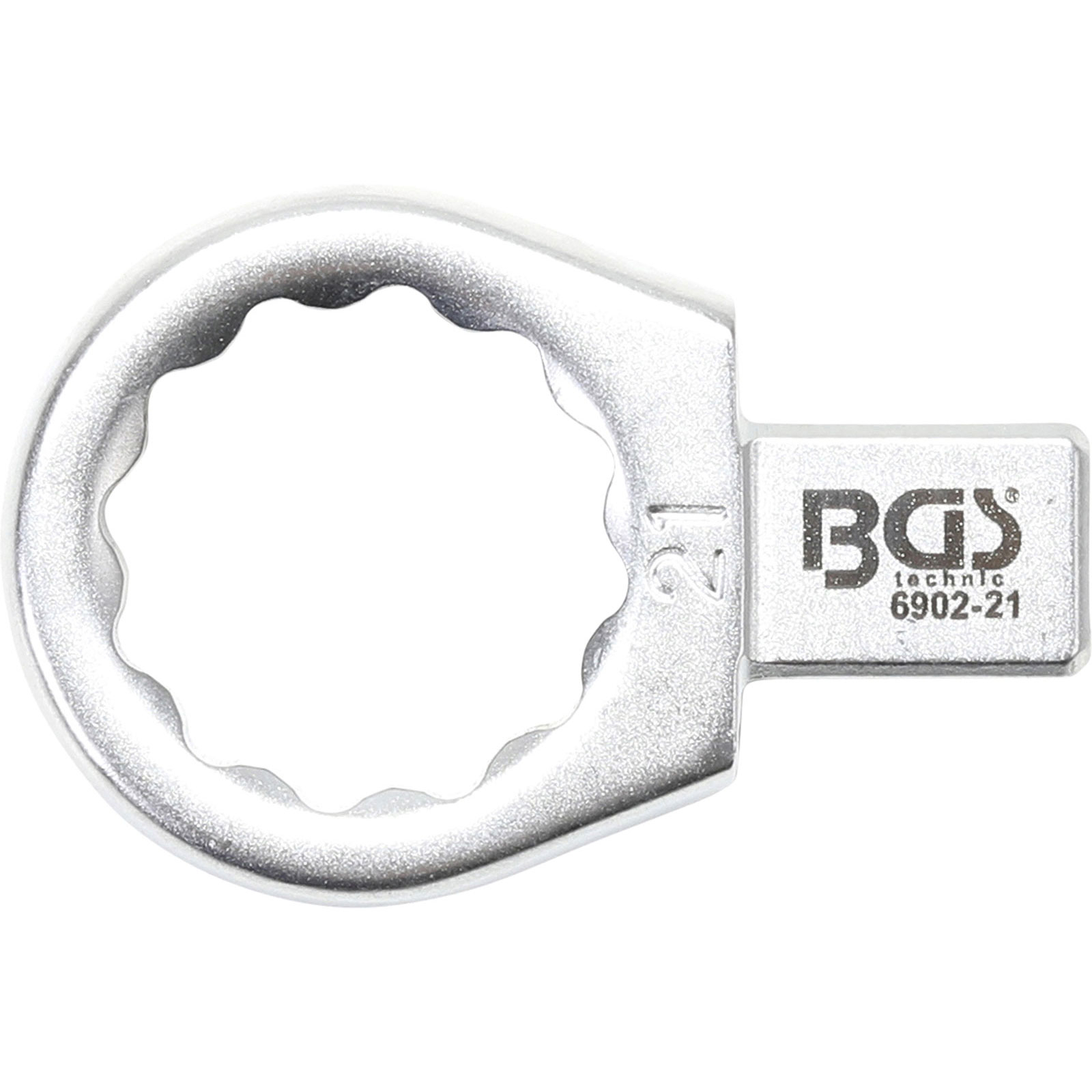 BGS Einsteck-Ringschlüssel 21 mm Aufnahme 9 x 12 mm - 6902-21