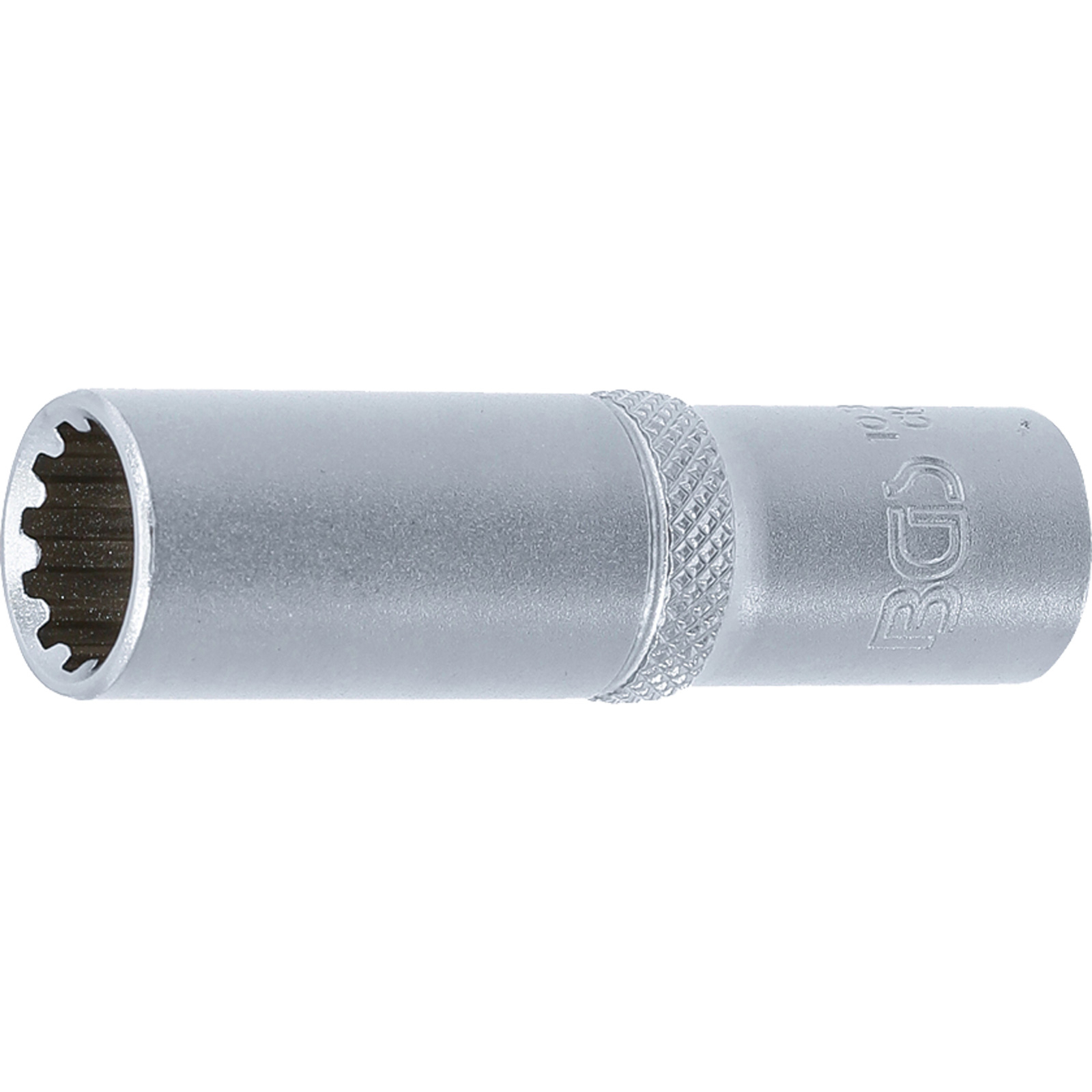 BGS Steckschlüssel-Einsatz Gear Lock tief Antrieb Innenvierkant 10 mm (3/8") SW 12 mm - 10352