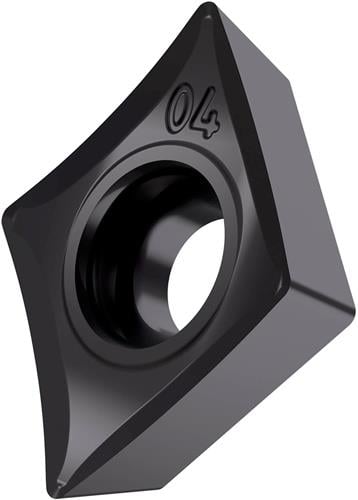Drehwendeschneidplatte ISO ECGT 080304E-SF3:T6310 D. 3,4mm PVD beschichtet