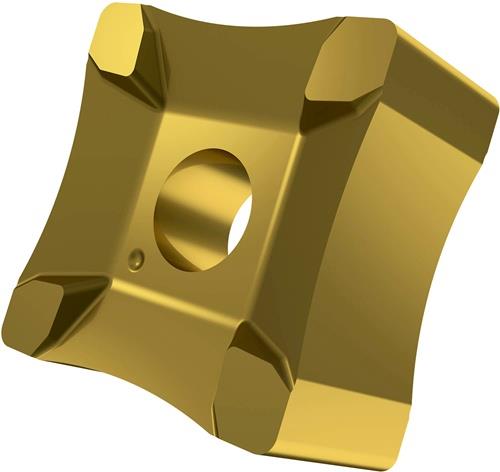 Scarfing-Schneideinsatz ISO SNMX 15-R25:6640 Radius 25mm MT-CVD beschicht. Gold