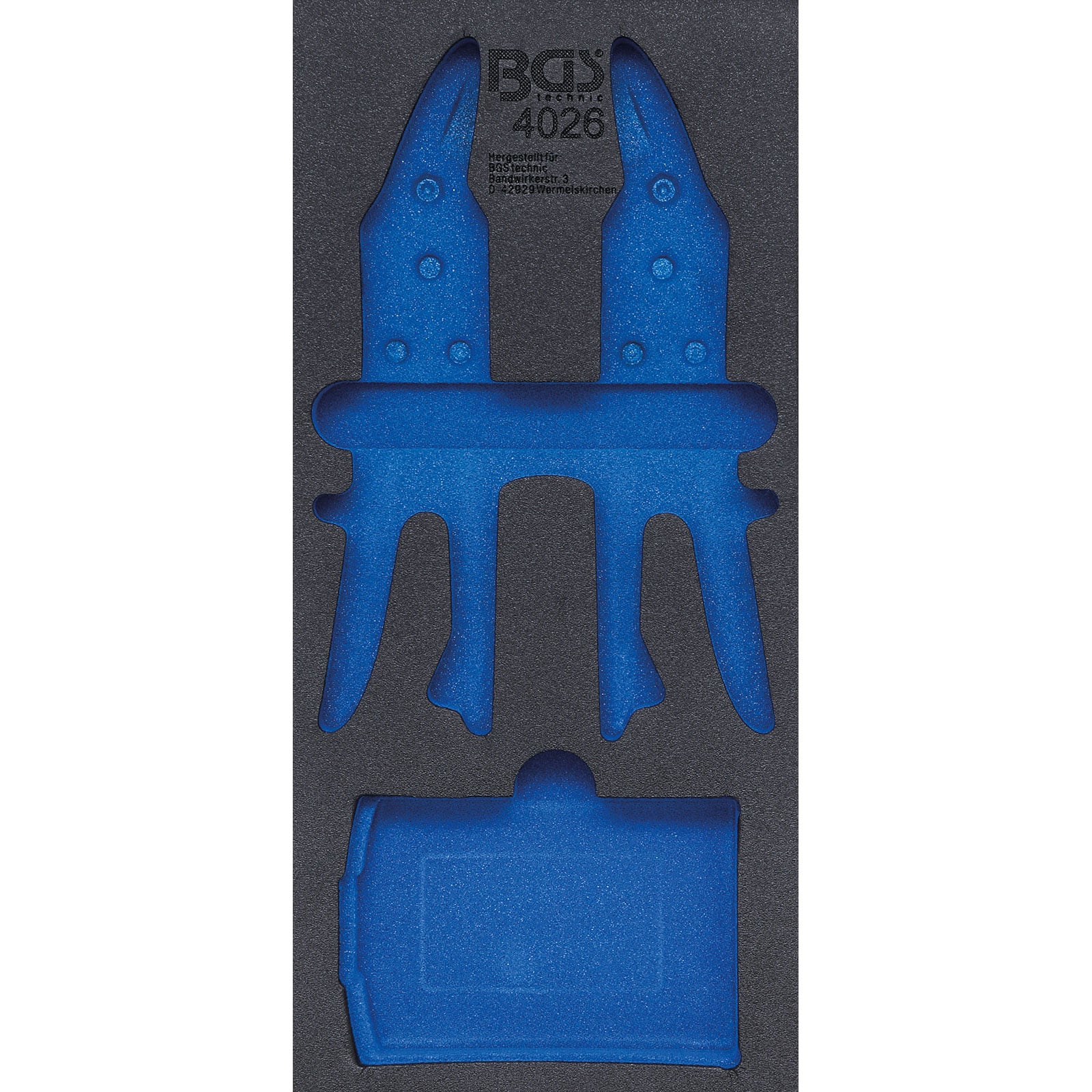 BGS Werkstattwageneinlage 1/3 leer für Art. 4026 - 4026-1