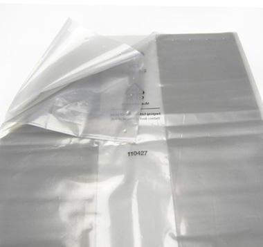 Seitenfaltenhaube Maße 1250+850x2000mm Stärke 100µ grau TRANSPAK