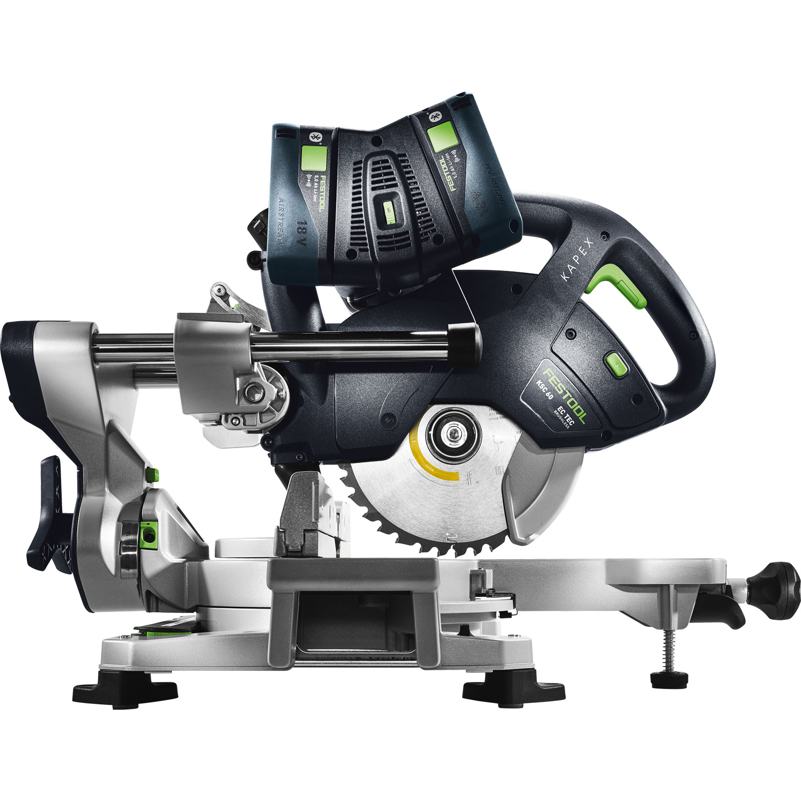 Festool Akku-Kapp-Zugsäge KAPEX KSC 60 EB 5,0 I-UG-Set / 2x 5,0 Ah Akku + Ladegerät - 577958