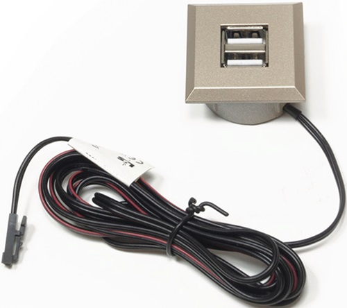 L&S USB Doppelsteckdose 12 V 5 V 1x2,1 A ≥ 10,5 W - 2000462