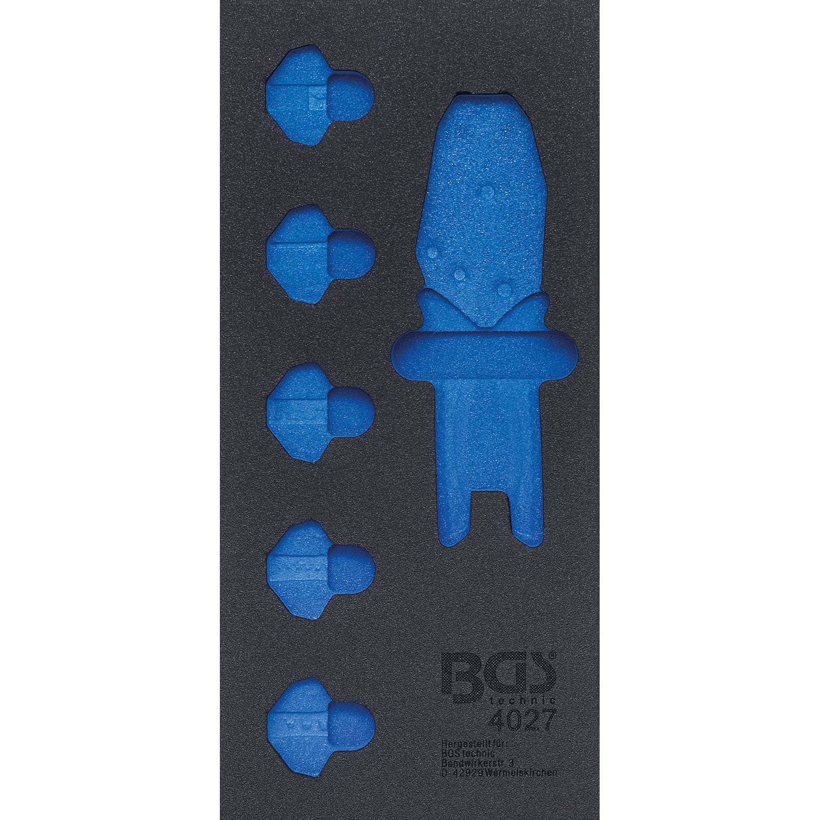 BGS Werkstattwageneinlage 1/3 leer für Art. 4027 - 4027-1