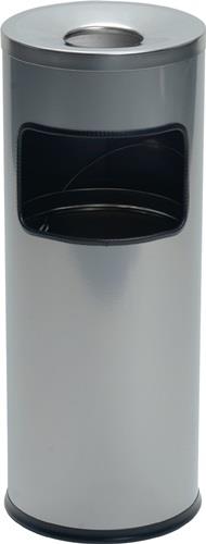 Durable Kombiascher Ø250xH630mm silber - 333223