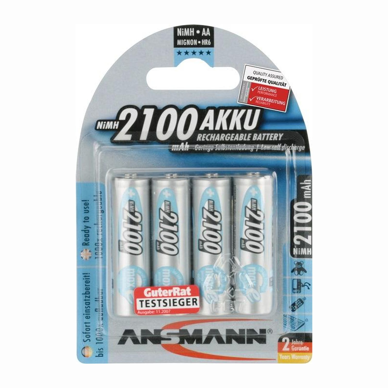ANSMANN Akkuzelle maxE 1,2 V 2100 mAh - 5035052