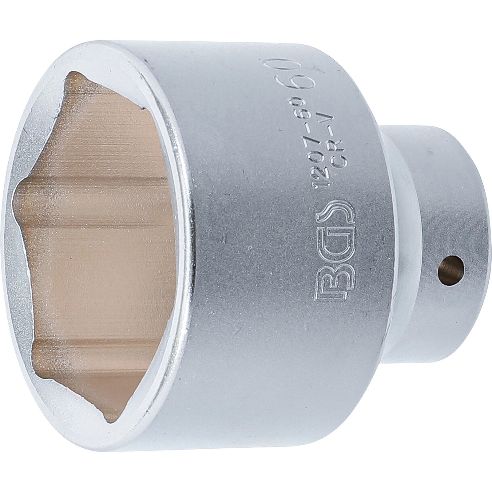 BGS Steckschlüssel-Einsatz Sechskant Antrieb Innenvierkant 20 mm (3/4") SW 60 mm - 1207-60