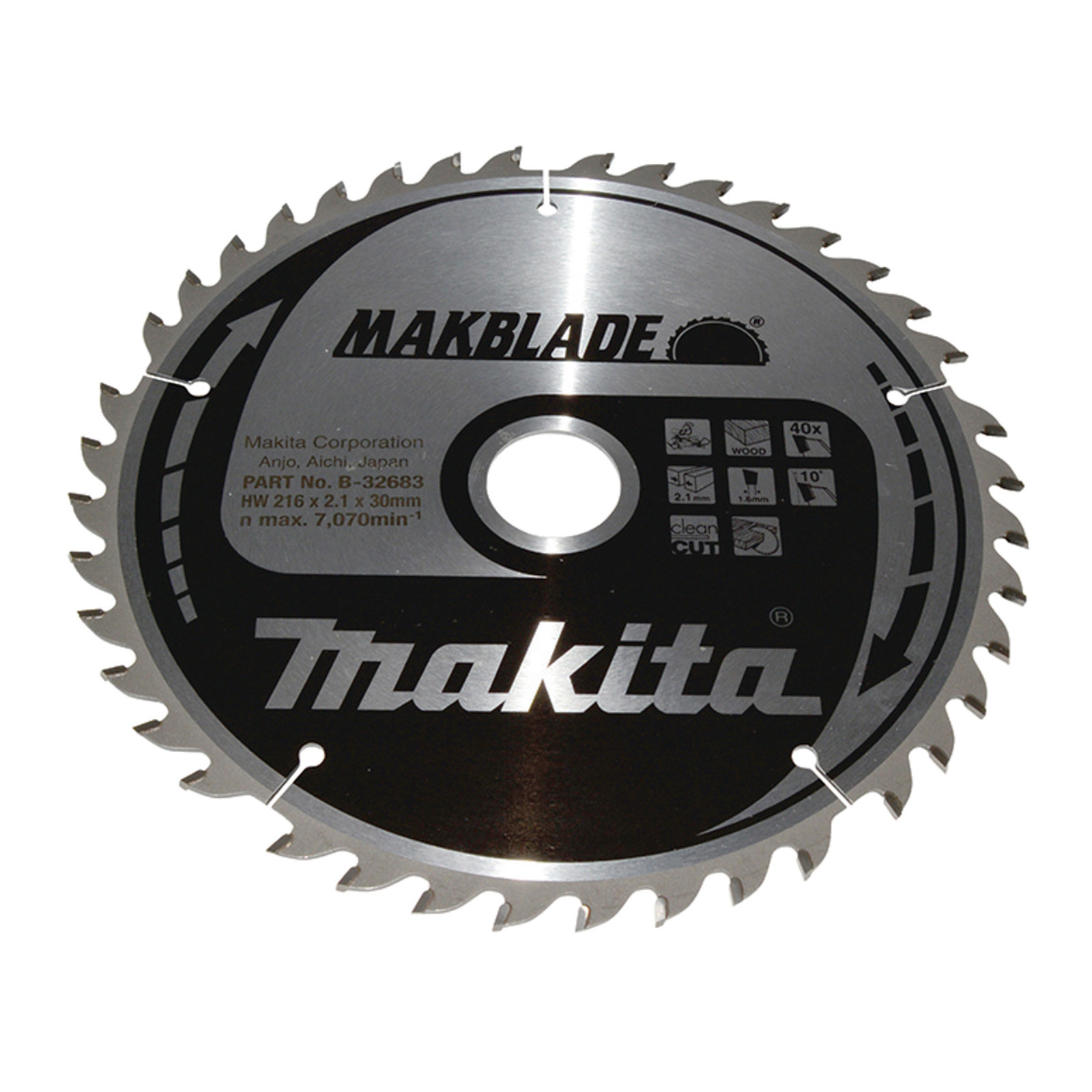 Makita MAKBLADE Sägeblatt 216x30x40Z - B-32683