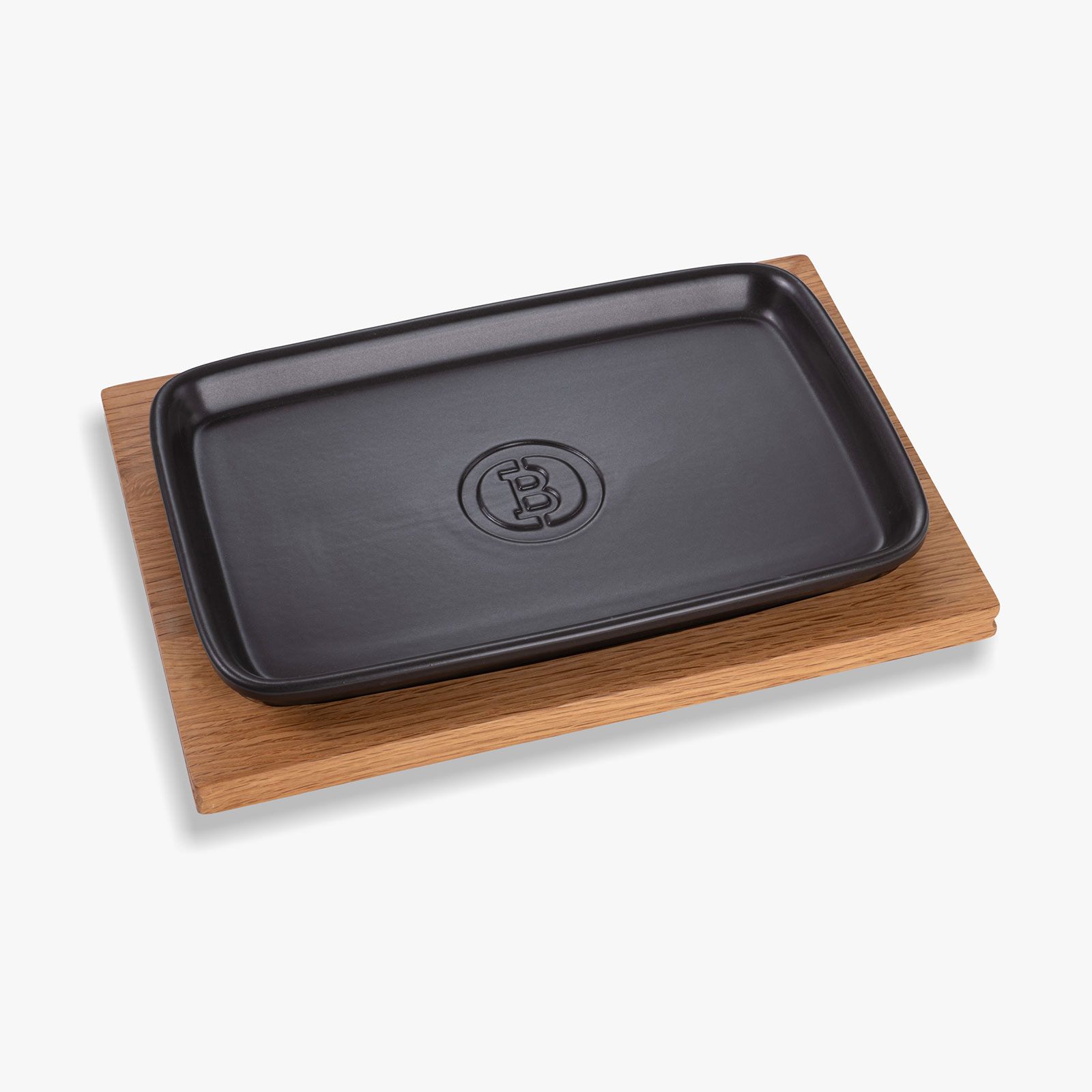 BEEFER Keramikschale Römertopf inkl. Servierbrettchen XL - 10300013