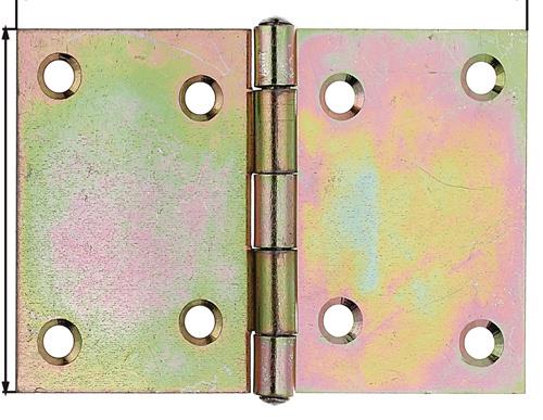 GAH Alberts Scharnier H.70 mm B.104,5 mm S.1,25 mm STA galv.gelb verz.breit - 346508