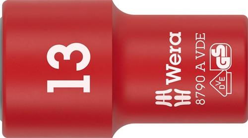 Steckschlüsseleinsatz 8790 A VDE 1/4 Zoll SW 13mm L.41mm WERA