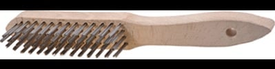 Drahtbürste L.295mm 0,35mm VA 3-reihig TECWERK