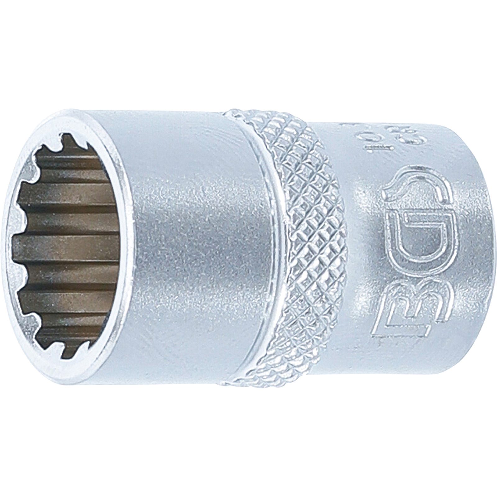 BGS Steckschlüssel-Einsatz Gear Lock Antrieb Innenvierkant 10 mm (3/8") SW 12 mm - 10312