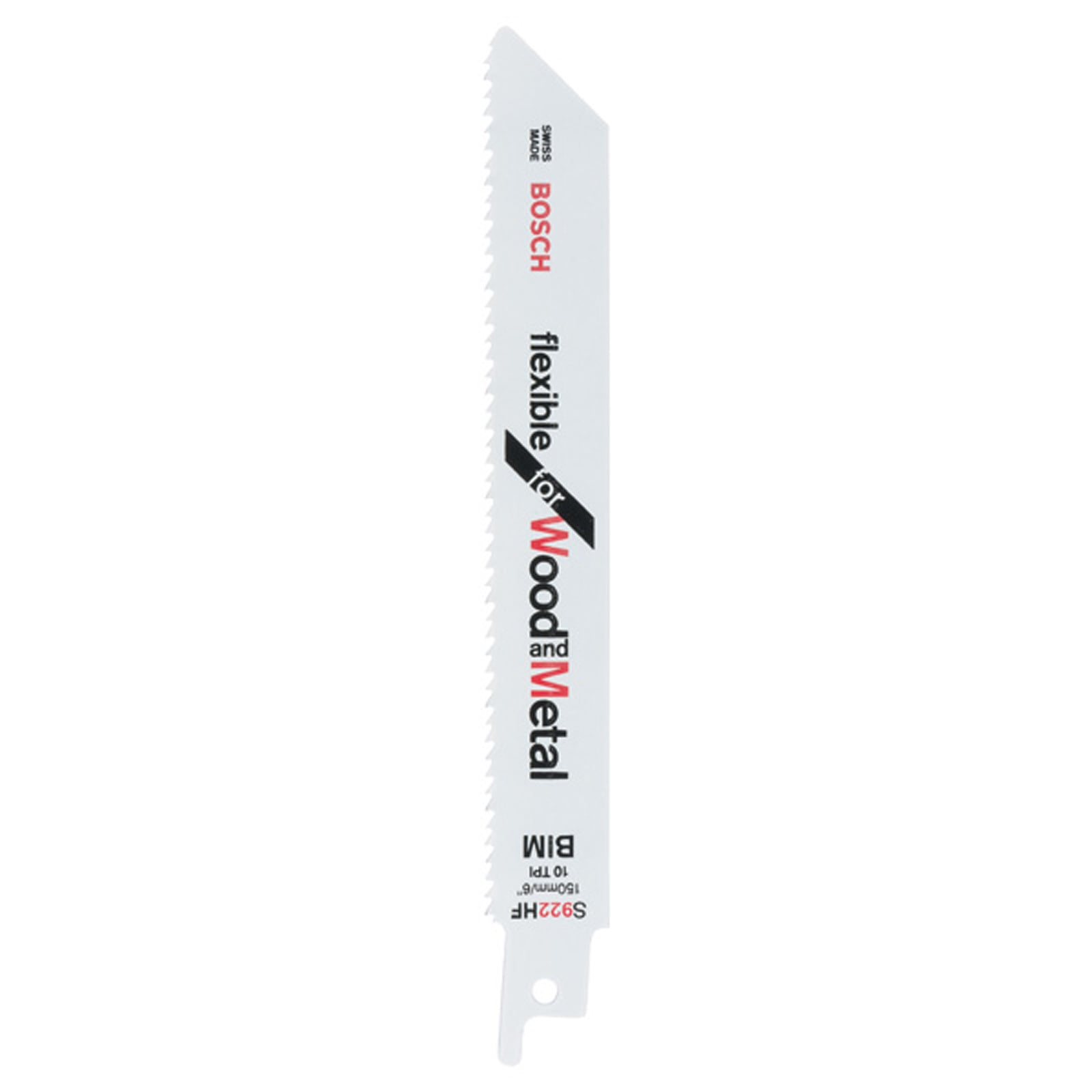 Bosch Säbelsägeblatt Bimetall S 922 HF Flexible for Wood and Metal - 2609256711