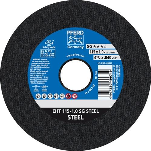 PFERD Trennscheibe SG STEEL Ø 115 x 1 mm gerade - 61340382