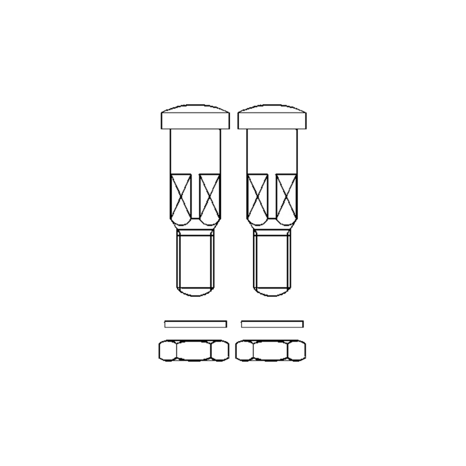 Bessey Reparatur-Set M6 D8x24 (Normalblechscheren) - R034