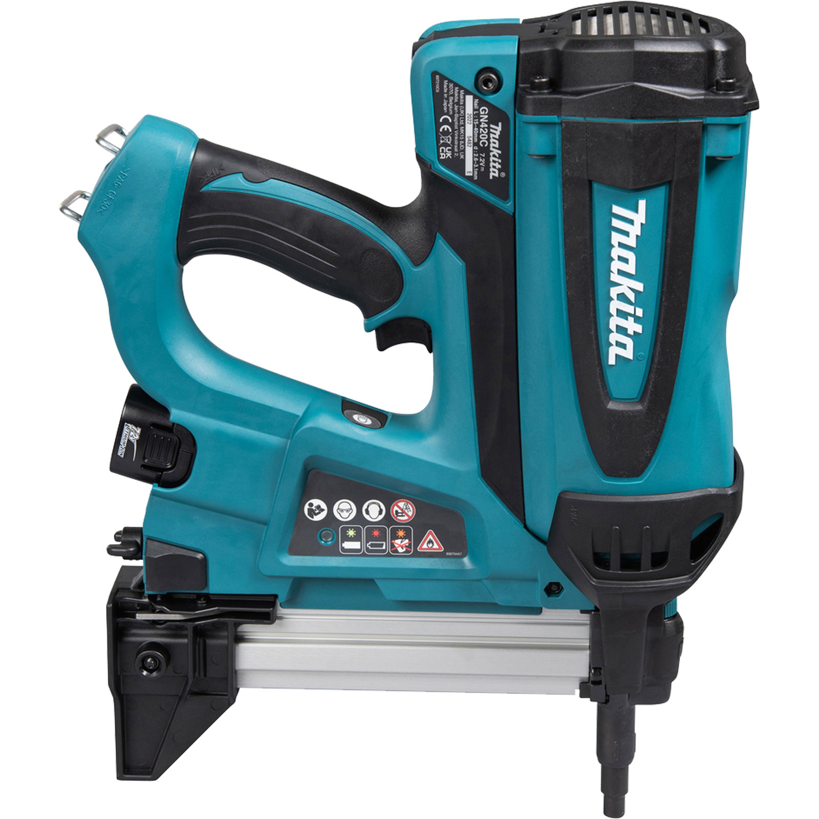 Makita GN420CLSE Akku-Gasnagler Beton 7,2 V / 2x 1,5 Ah Akku + Ladegerät im Koffer