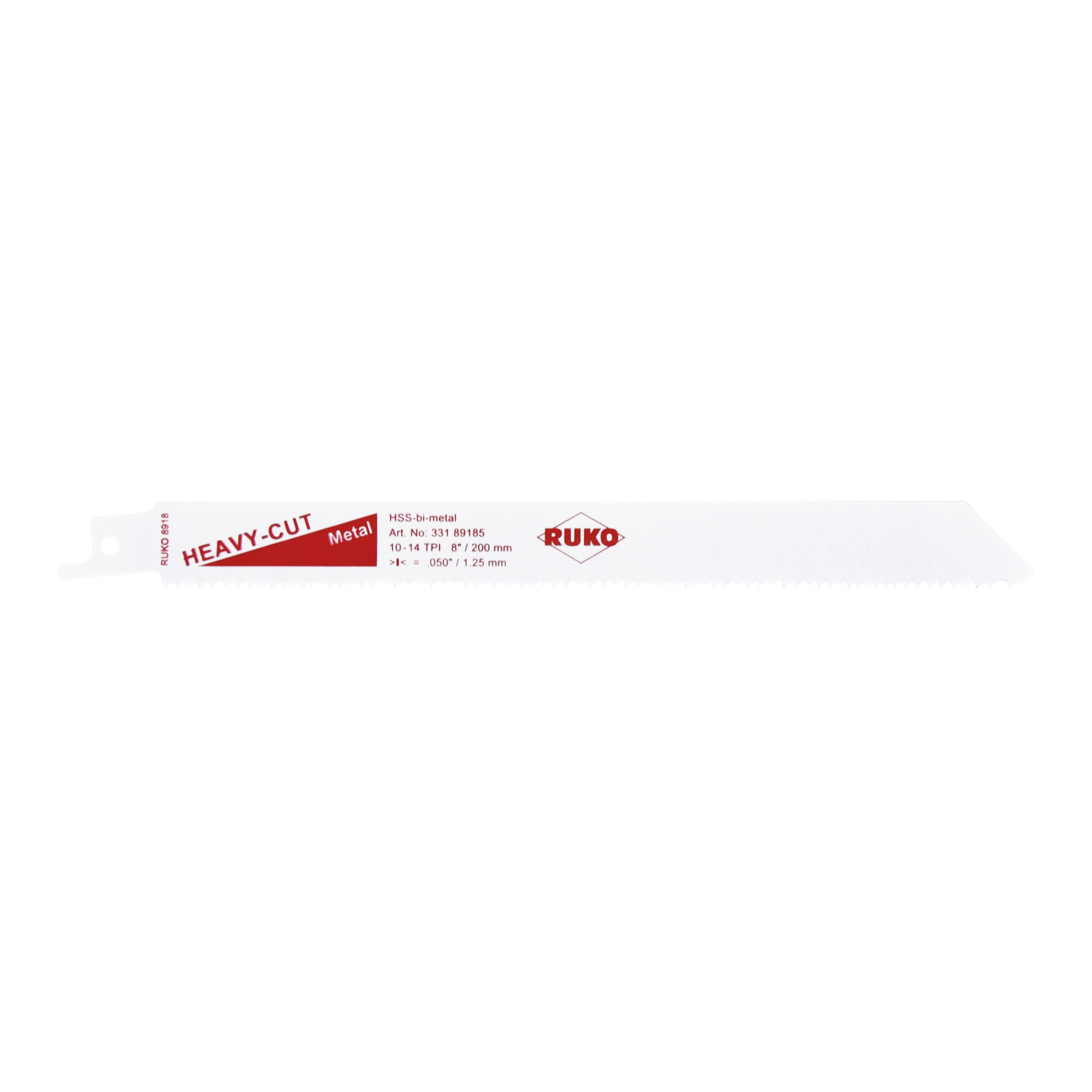 RUKO 5x Säbelsägeblatt 8918 HSS geschränkt gefräst - 33189185
