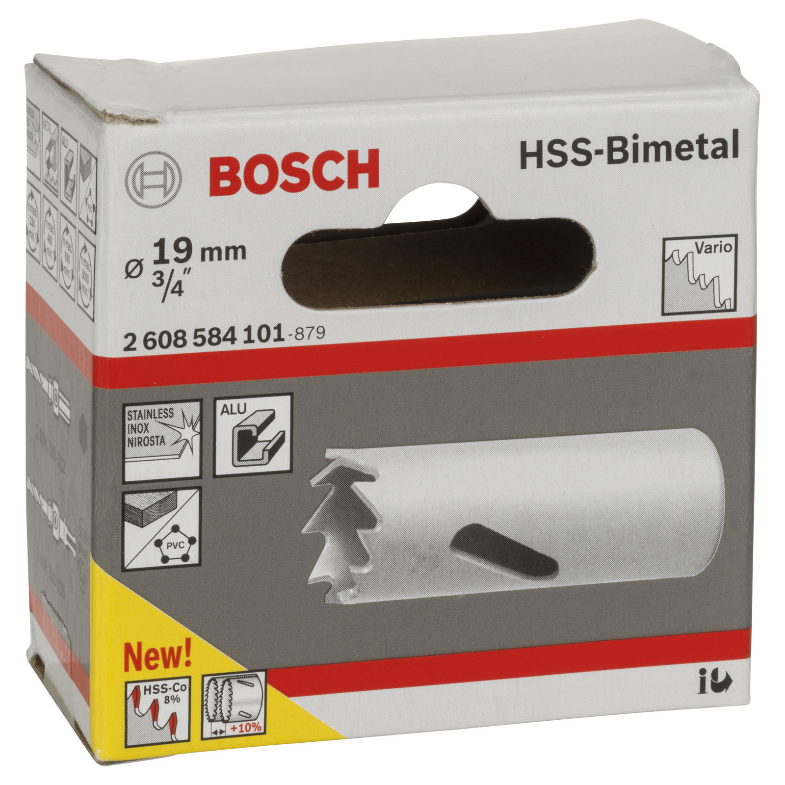 Bosch Lochsäge HSS-Bimetall für Standardadapter 19 mm 3/4" - 2608584101