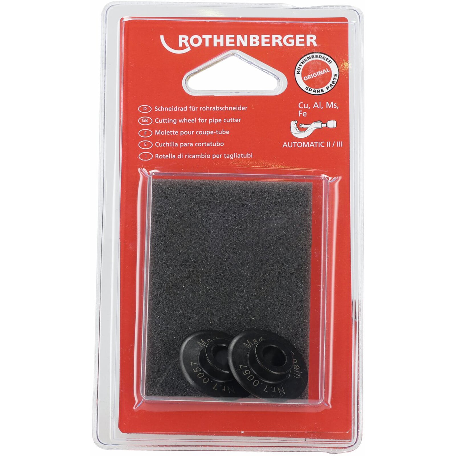 ROTHENBERGER Schneidrad für Automatik Rohrabschneider Gr. 2 / 3 - 070057D