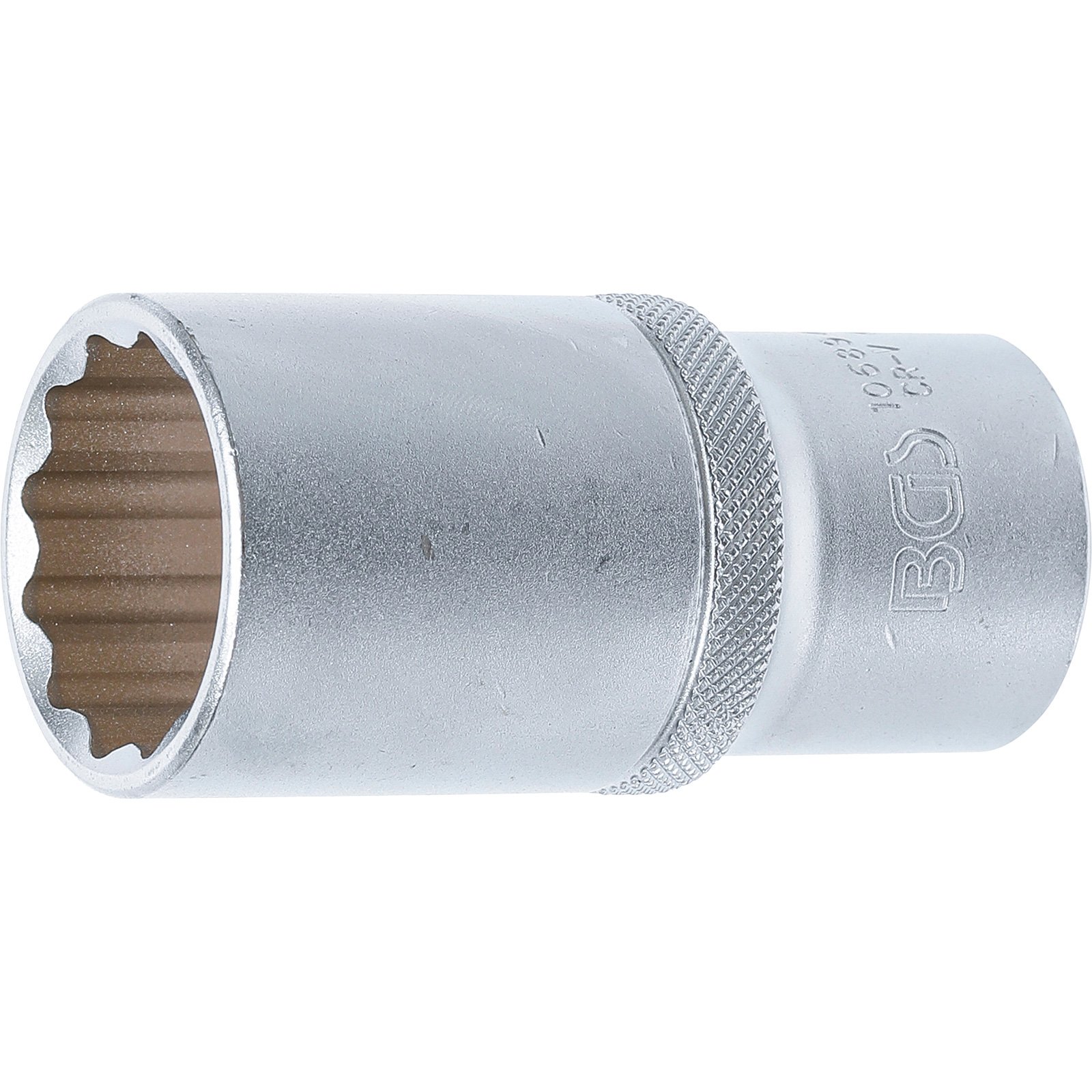 BGS Steckschlüssel-Einsatz Zwölfkant tief Antrieb Innenvierkant 12,5 mm (1/2") SW 28 mm - 10689