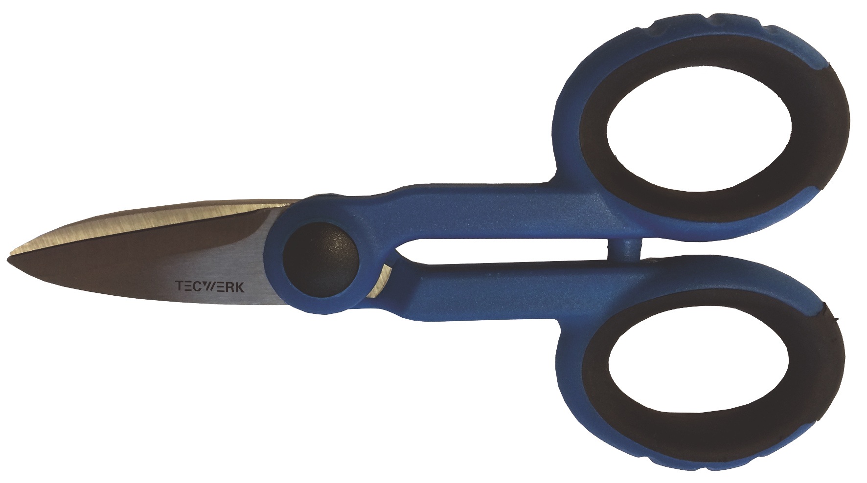 Elektriker-/Handwerkerschere L.140mm 2K-Kunststoff TECWERK