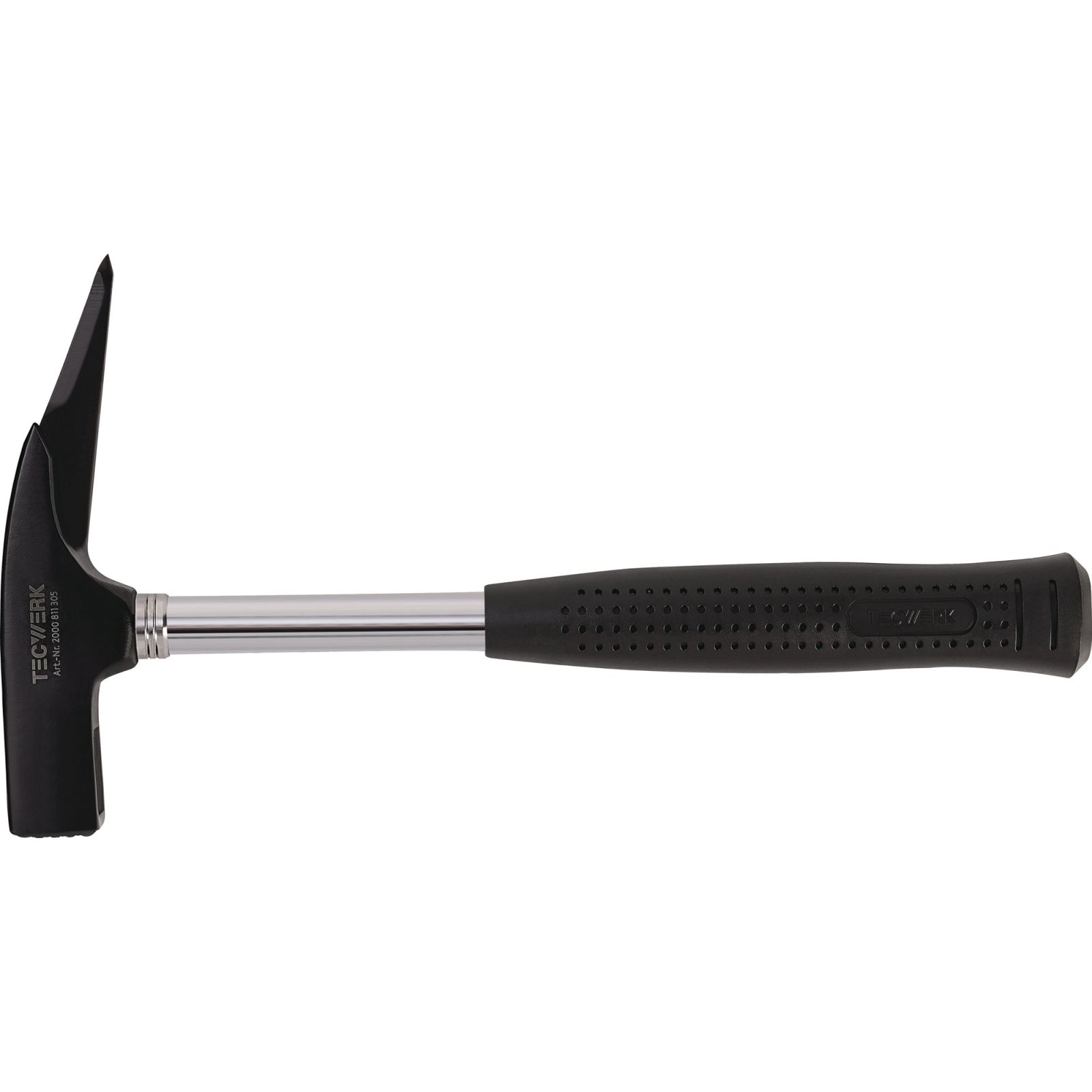 Latthammer DIN 7239 Kopf-G.600g o.Magnet geraut STA schwarz lack.TECWERK