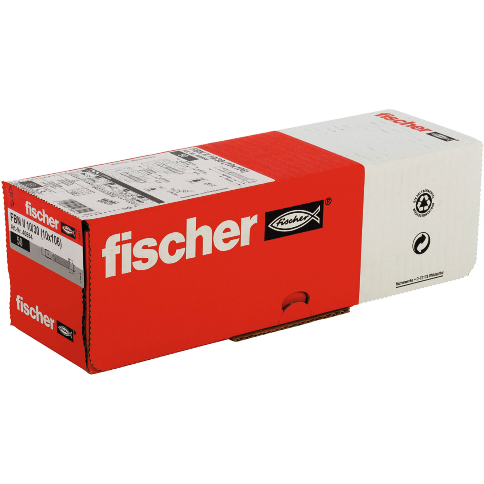 Fischer 50x Bolzenanker FBN II 10/30 - 040854