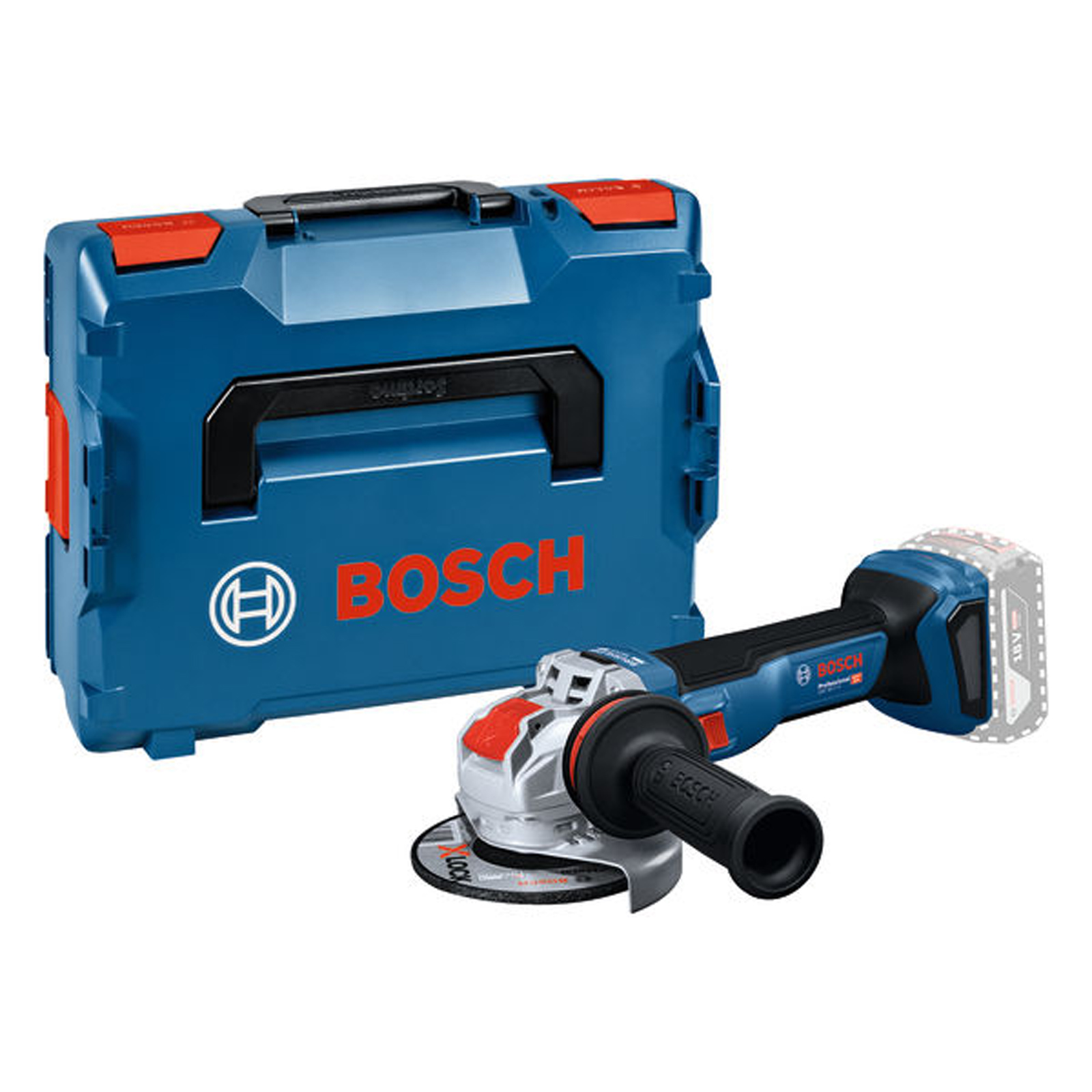 Bosch Winkelschleifer mit X-LOCK GWX 18V-11 S in L-BOXX